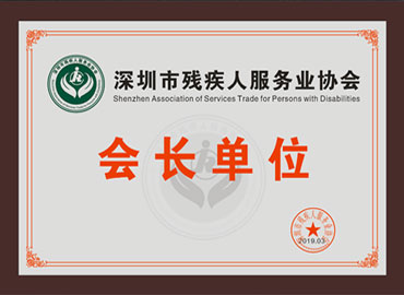 Shenzhen Disabled Service Industry Association-President Unit