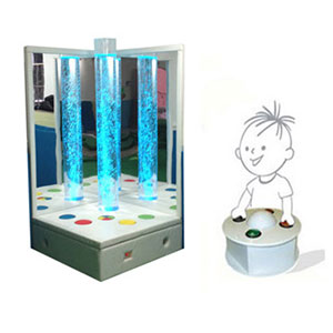 Four-color interactive water column combination