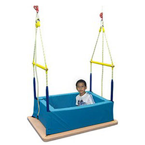 Rectangular flat swing with padded fence-Swing series-TongHuanXiao Recovery